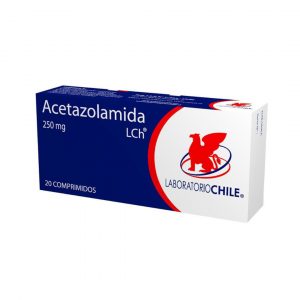 Acetazolamida 250 mg x 20 Comprimidos
