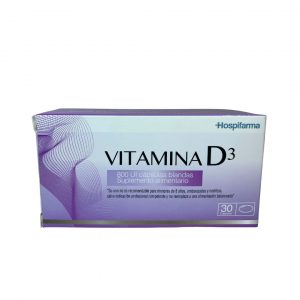 Vitamina D3 800 UI 30 Cápsulas Blandas