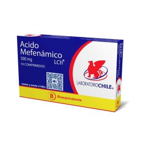 Ácido Mefenámico 500 mg Caja x 10 Tabletas