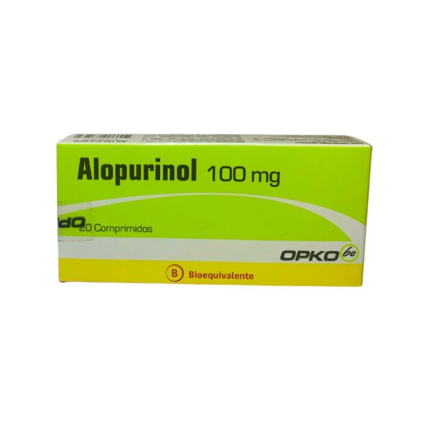 Alopurinol 100mg Caja x 20 comprimidos