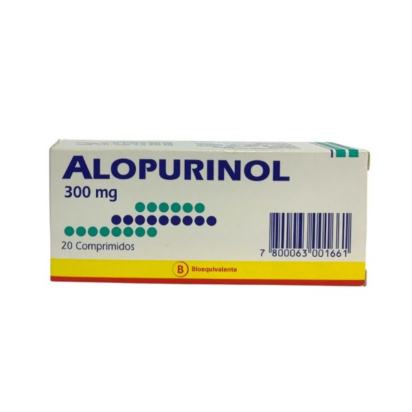 Alopurinol 300mg Caja x 20 comprimidos