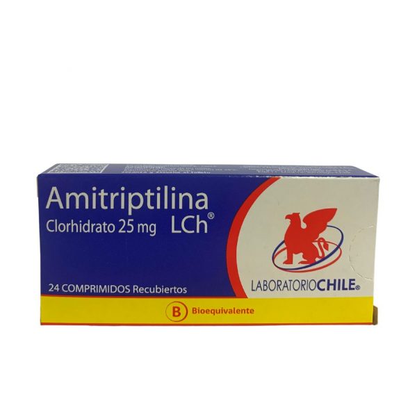Amitriptilina 25mg Caja x 24 Tabletas