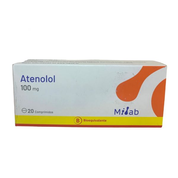 Atenolol Gdl 100mg Caja X 20 Tabletas