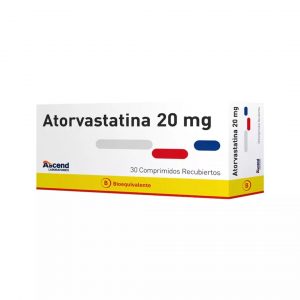 Atorvastatina 20mg Tabl. Caja X 30