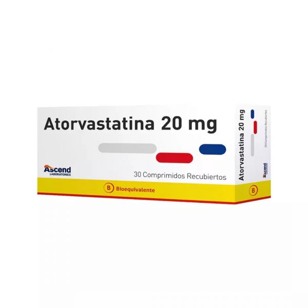 Atorvastatina 20mg Tabl. Caja X 30