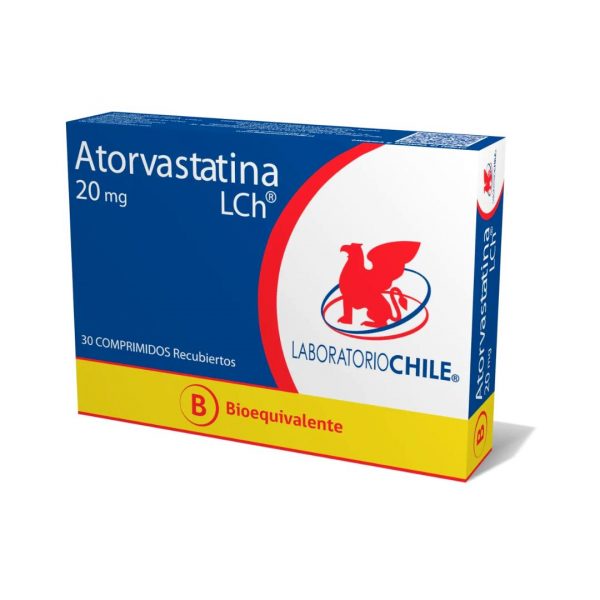 Atorvastatina 20mg Comprimidos Caja X 30