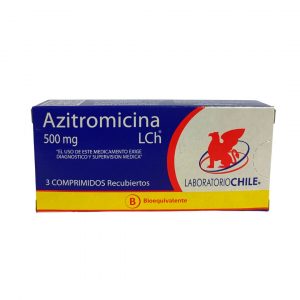 Azitromicina 500mg x 3 Comprimidos Recubiertos