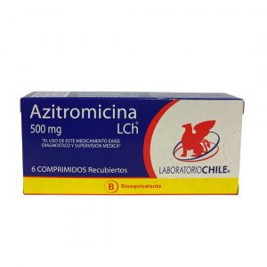 Azitromicina 500mg x 6 Comprimidos Recubiertos
