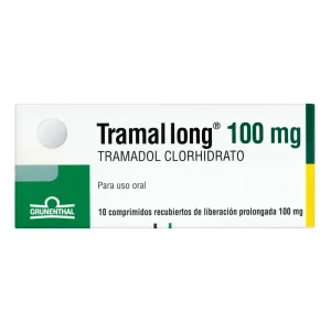 Tramal Long Tramadol Clorhidrato 100 mg X 10 Comprimidos Recubiertos De Liberacion Prolongada