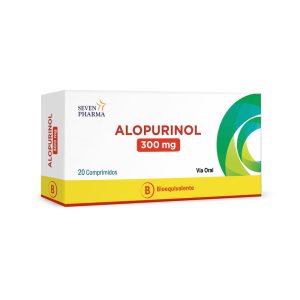 Alopurinol 300mg X 20 Comprimidos