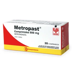 Metropast Metronidazol 500 mg x 20 Comprimidos