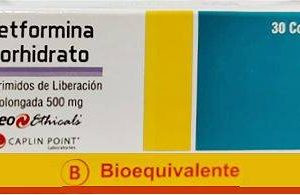 Metformina Clorhidrato 500 mg X 30 Comp. Liberación Prolongada