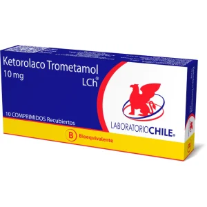 Ketorolaco 10mg X 10 Comprimidos Recubiertos (B)