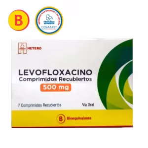 Levofloxacino 500 mg X 7 Comprimidos Recubiertos