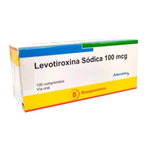 Levotiroxina 100 mcg x 100 Comprimidos