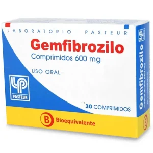 Gemfibrozilo 600mg X 30com.