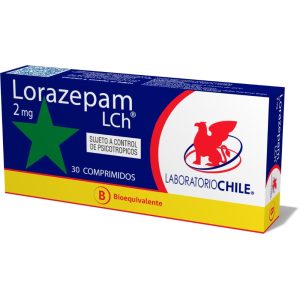 Lorazepam 2mg X 30com