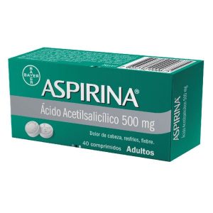 Aspirina 500mg X 20com