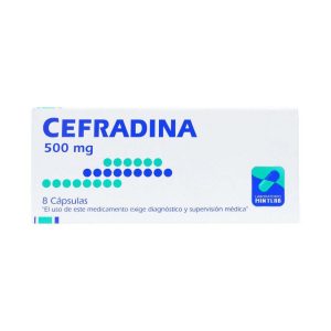 Cefradina 500mg X 8caps