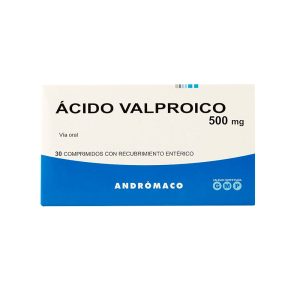 Acido Valproico 500mg X 30com.