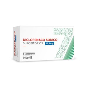 Diclofenaco 12.5mg X 5 Sup.