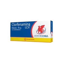 Clorfenamina 4mg X 20com.