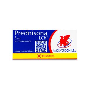 Prednisona 5mg X 20com.