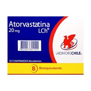 Atorvastatina 20mg X 30com.rec.