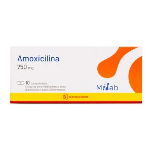 Amoxicilina 750mg X 10com.