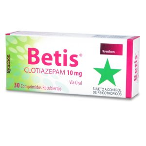 Betis 10mg X 30com. Clotiazepam