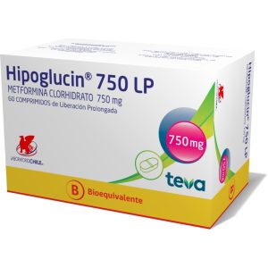 Hipoglucin-lp 750mg X 60com