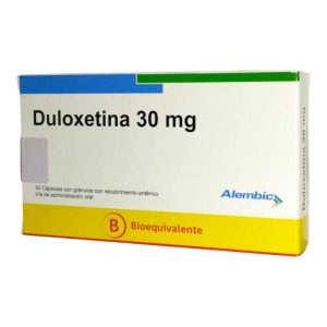 Duloxetina 30mg X 30caps