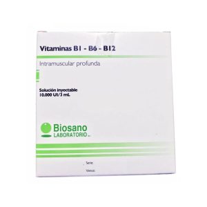 Vitamina B1-b6-b12 X 3 Ampollas