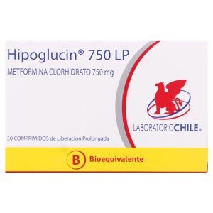 Hipoglucin-lp 750mg X 30com