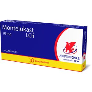 Montelukast 10 mg X 30 Comprimidos Recubiertos
