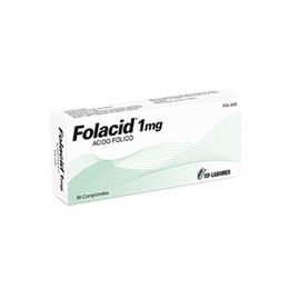 Folacid 1mg X 30com. Folico