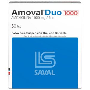 Amoval Duo 1000mg X 50ml