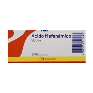 Acido Mefenamico 500mg X 10com.
