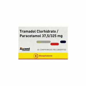 Paracetamol + Tramadol 37.5/325mg X 30com.