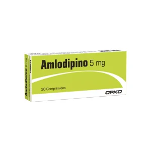 Amlodipino 5mg X 30com.