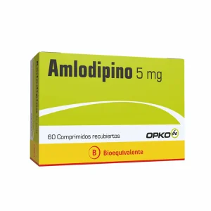 Amlodipino 5mg X 60com.