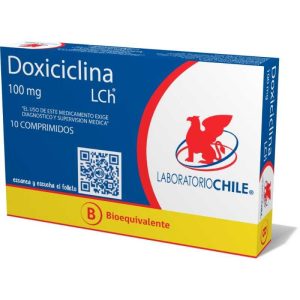 Doxiciclina 100mg X 10com.