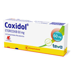 Etoricoxib 60mg X 14com.rec.
