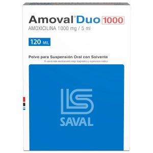 Amoval Duo 1000mg X 120ml