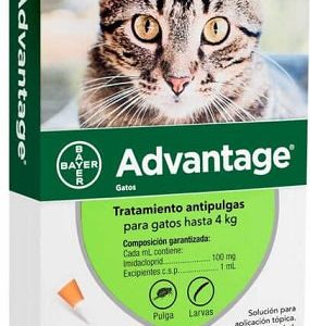 Advantage Gatos < 4 Kg X Unidad (pipeta)