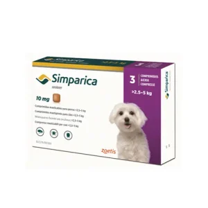 Simparica 10mg X 3com (2.5-5 Kg)