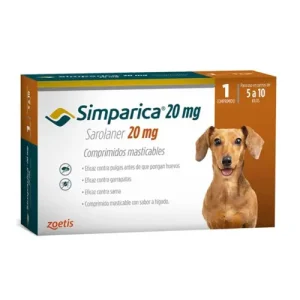 Simparica 20mg X 1com (5-10 Kg)