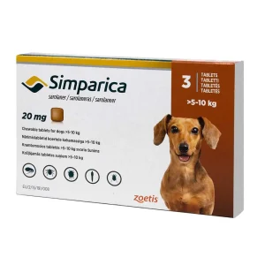 Simparica 20mg X 3com (5-10 Kg)