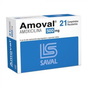 Amoval 500mg X 21com.rec.