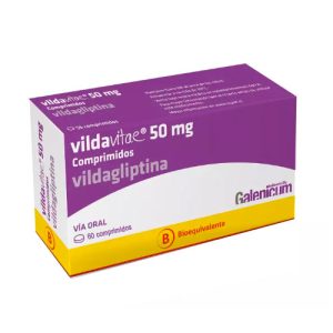 Vildagliptina 50mg X 60com.